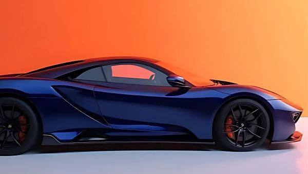 Metallic Indigo Blue